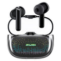 awei T52 Pro True Wireles Gaming Bluetooth Earbuds, T52 Pro(Glass Pattern), T52 Pro(Starry Pattern)