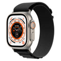 For Apple Watch Ultra 49mm Nylon Watch Band(Black)