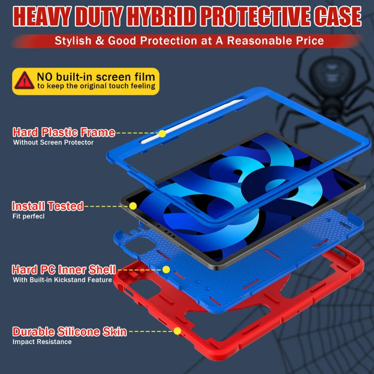 For iPad Pro 11 2018/2020/2021 / Air5 10.9 2022 / Air4 10.9 2020 Shockproof Protective Tablet Case(Red+Blue)