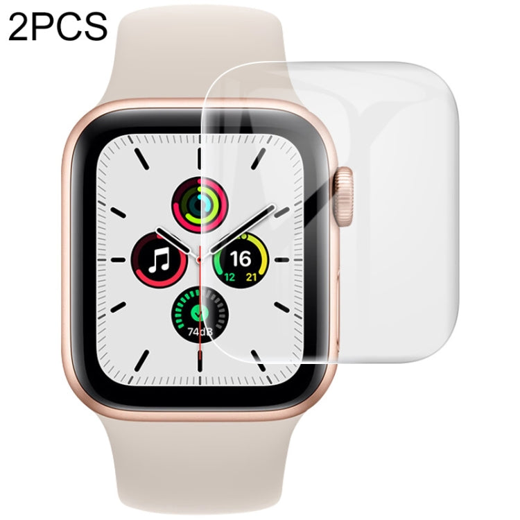 For Apple Watch SE 40mm 2pcs imak Curved Full Screen Hydrogel Film Protector