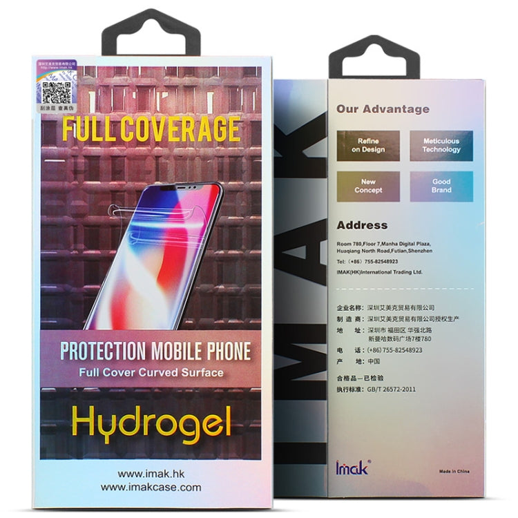 For iPhone 14 Pro Max 2pcs imak Curved Hydrogel Film Pnone Back Protector