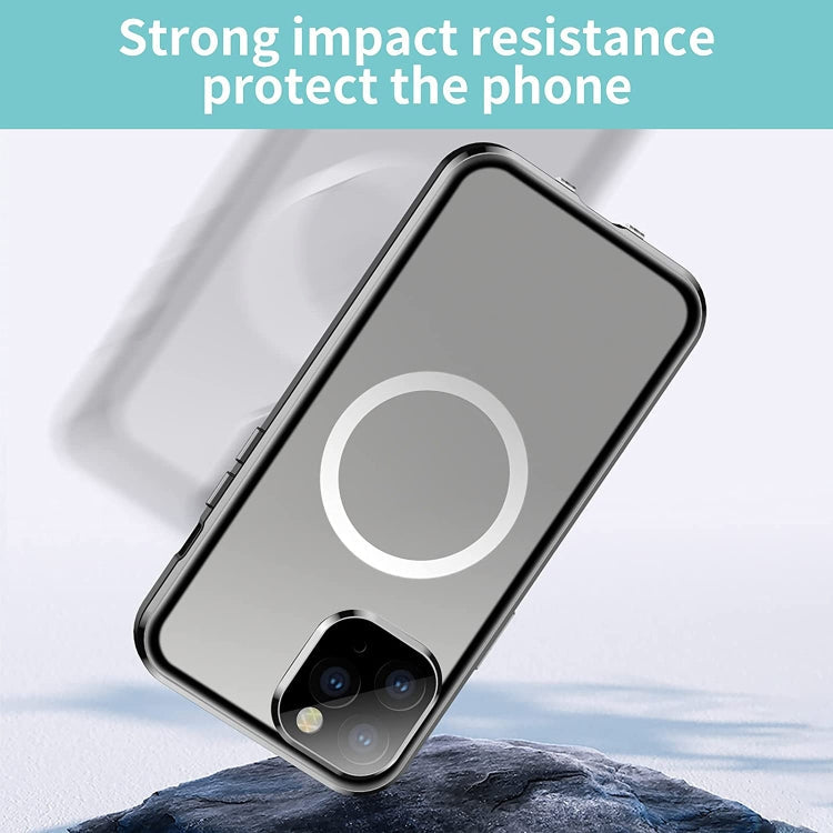 360 Full Body Magnetic Frosted Magsafe Phone Case, For iPhone 12, For iPhone 12 Pro, For iPhone 12 Pro Max, For iPhone 11 Pro, For iPhone 11 Pro Max