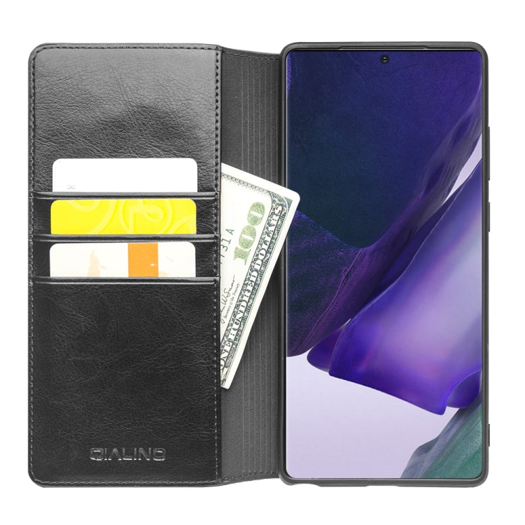 QIALINO Genuine Leather Phone Case, For Samsung Galaxy Note20, For Samsung Galaxy Note20 Ultra, For Samsung Galaxy S21 5G, For Samsung Galaxy S21+ 5G, For Samsung Galaxy S21 Ultra 5G, For Samsung Galaxy S22 Ultra 5G, For Samsung Galaxy S22+ 5G         ...