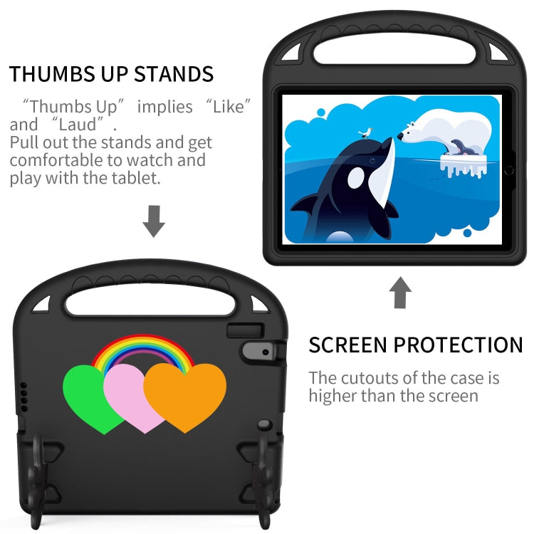Love Small Palm Holder EVA Tablet Case, For iPad Air / Air 2 / 9.7 2017 / 9.7 2018, For iPad Air 2022/ 2020 10.9, For Lenovo Tab B10 10.1 2020, For Huawei MediaPad T5 10, For Lenovo Tab P10 TB-X706