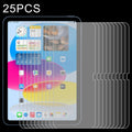 For iPad 2026 / 2025 / 2022 25pcs 0.26mm 9H 2.5D Explosion-proof Tempered Glass Film, For iPad 2026 / 2025 / 2022