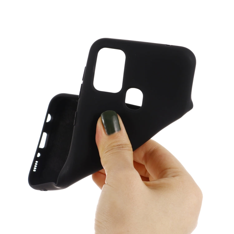 Shockproof Solid Color Liquid Silicone Full Coverage Protective Case, For Galaxy M31