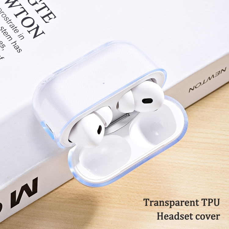 For AirPods Pro 2 Earphone Transparent TPU Protective Case, For AirPods Pro 2