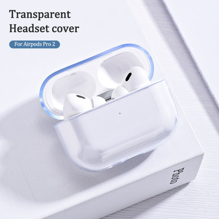 For AirPods Pro 2 Earphone Transparent TPU Protective Case, For AirPods Pro 2