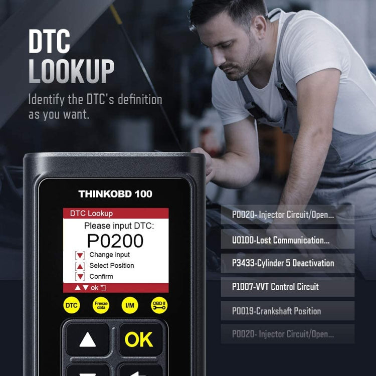 THINKCAR THINKOBD 100 OBD2 Car Scanner OBDII Diagnostic Tool, THINKOBD