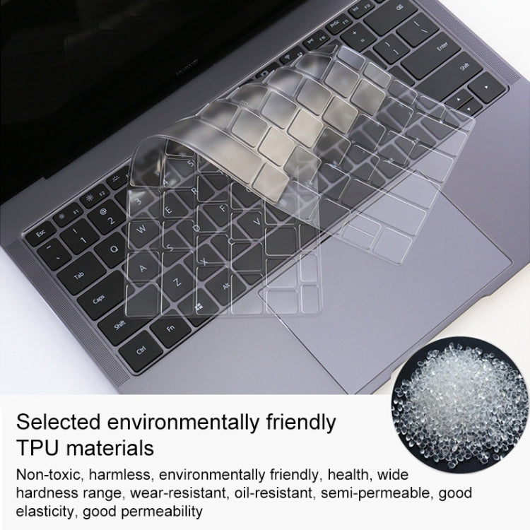 For Huawei MateBook D 15.6 inch Transparent and Dustproof TPU Laptop Keyboard Protective Film