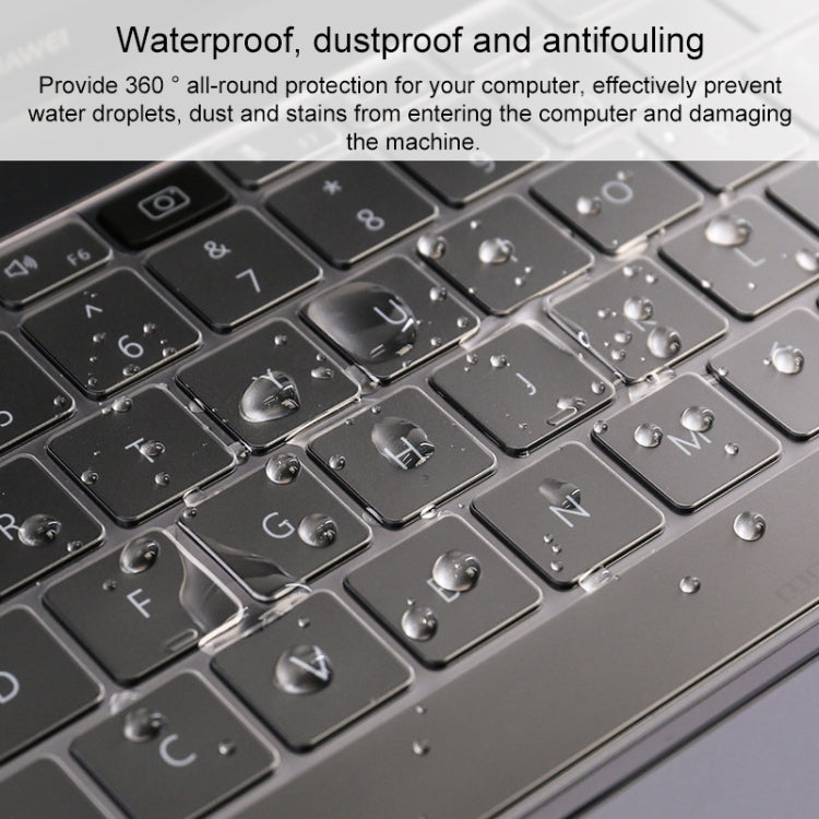 For Huawei MateBook D 15.6 inch Transparent and Dustproof TPU Laptop Keyboard Protective Film