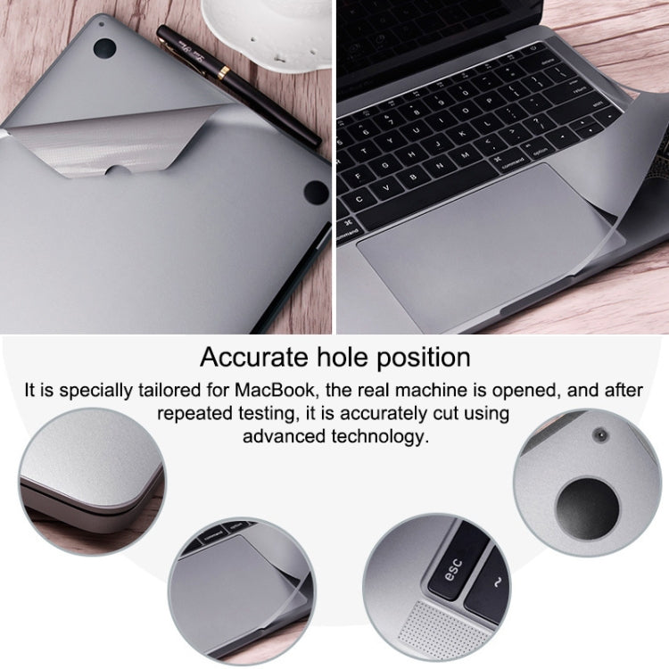 4 in 1 Upper Cover Film + Bottom Cover Film + Full-support Film + Touchpad Film Laptop Body Protective Film Sticker, For Retina 12 inch A1534, For Pro 13.3 inch A2159, For Air 13.3 inch A1466, For Pro Retina 13.3 inch A1425, For Pro 15.4 inch A1707    ...