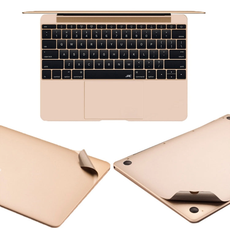 4 in 1 Upper Cover Film + Bottom Cover Film + Full-support Film + Touchpad Film Laptop Body Protective Film Sticker, For Retina 12 inch A1534, For Pro 13.3 inch A2159, For Air 13.3 inch A1466, For Pro Retina 13.3 inch A1425, For Pro 15.4 inch A1707    ...