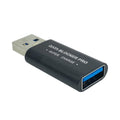 GE06 USB Data Blocker Fast Charging Connector(Black)