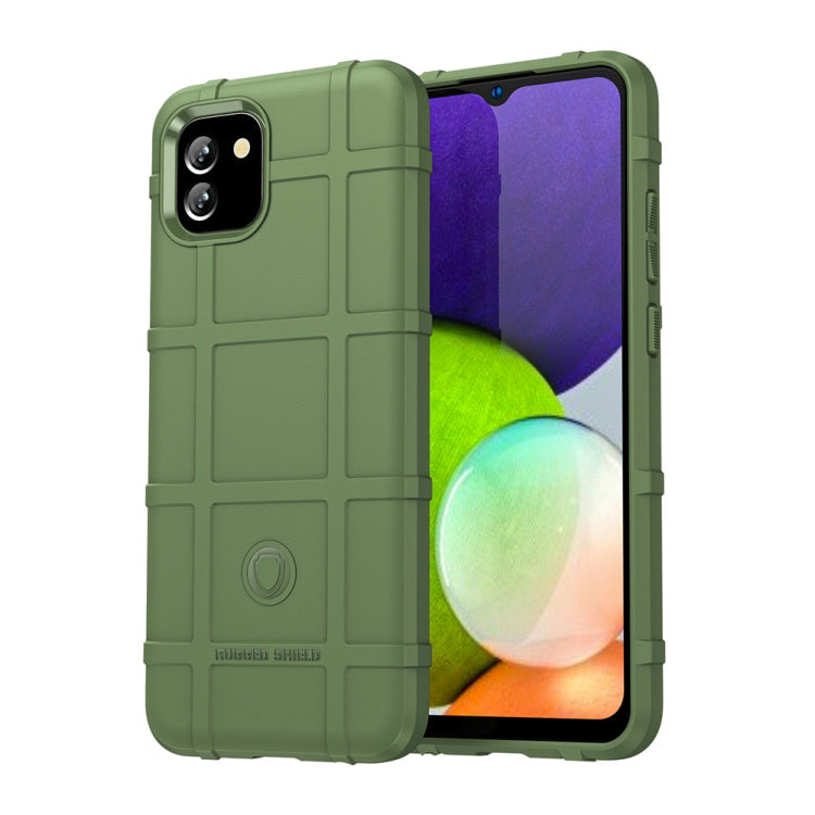 For Samsung Galaxy A04e Full Coverage Shockproof TPU Phone Case(Green)