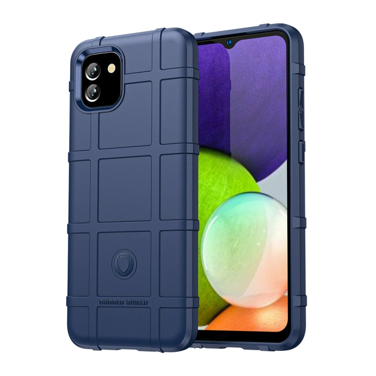 For Samsung Galaxy A04e Full Coverage Shockproof TPU Phone Case(Blue)