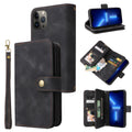 Multifunctional Card Slot Zipper Wallet Flip Leather Phone Case, For iPhone 14 Plus, For iPhone 14