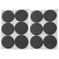 2pcs 46mm Round Plaid EVA Table Sofa Slip-proof Noise-reducing Foot Pads, 46mm