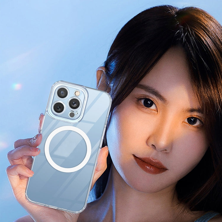 For iPhone 11 Pro Simple Transparent Magsafe Phone Case