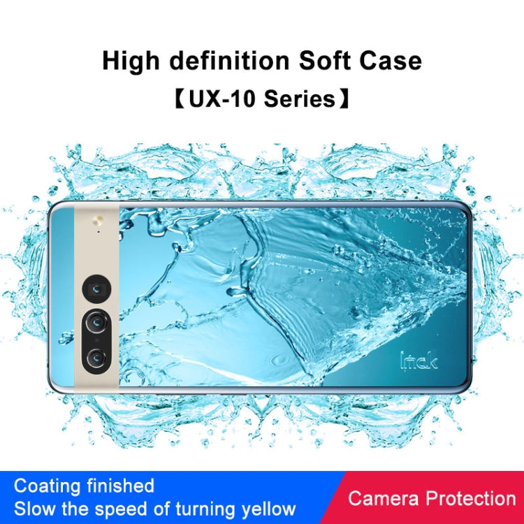 For Google Pixel 7 Pro IMAK UX-10 Series Transparent Shockproof TPU Phone Case(Transparent)