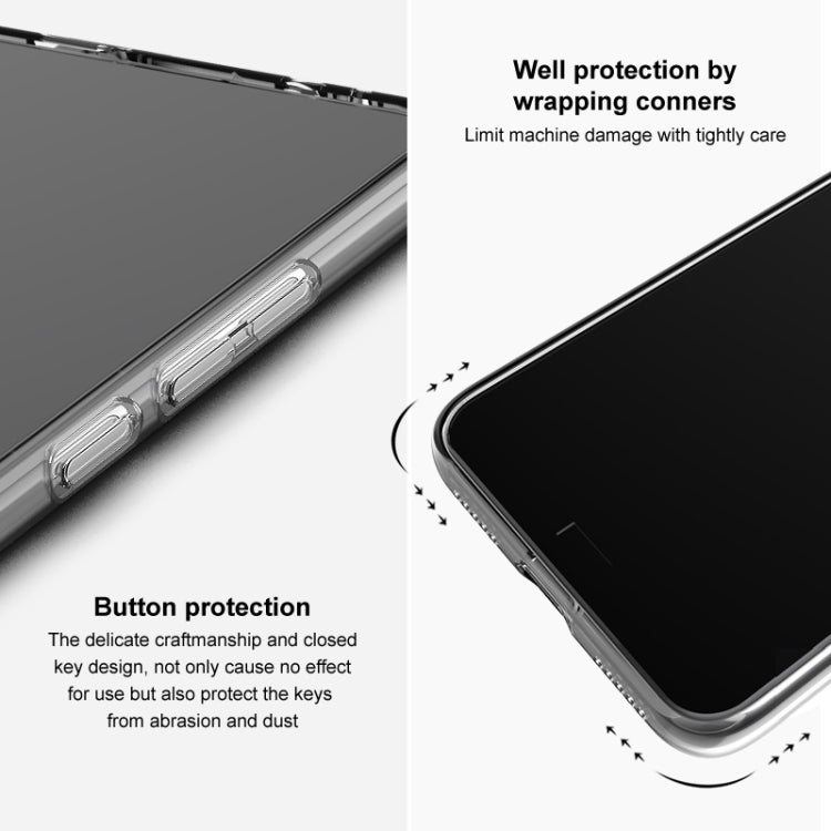 For Google Pixel 7 Pro IMAK UX-10 Series Transparent Shockproof TPU Phone Case(Transparent)