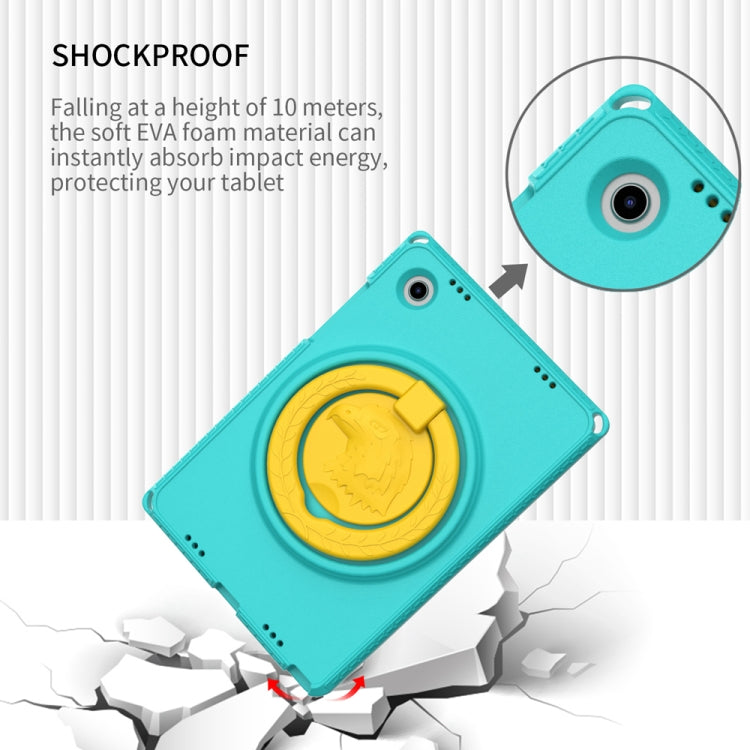 For Samsung Galaxy Tab A8 10.5 2021 EVA + PC Shockproof Tablet Case with Waterproof Frame(Glacier Green)
