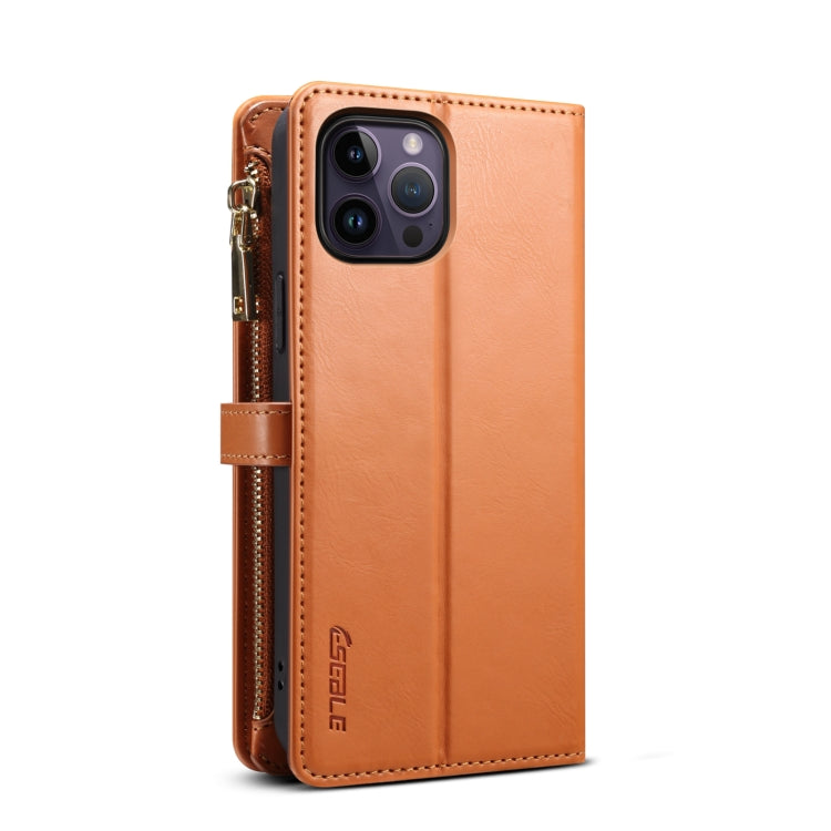 ESEBLE Star Series Lanyard Zipper Wallet RFID Leather Case, For iPhone 12 Pro, For iPhone 12, For iPhone 11 Pro Max, For iPhone 11 Pro, For iPhone 11, For iPhone SE 2022 / SE 2020 / 8 / 7, For iPhone XS Max, For iPhone XS / X