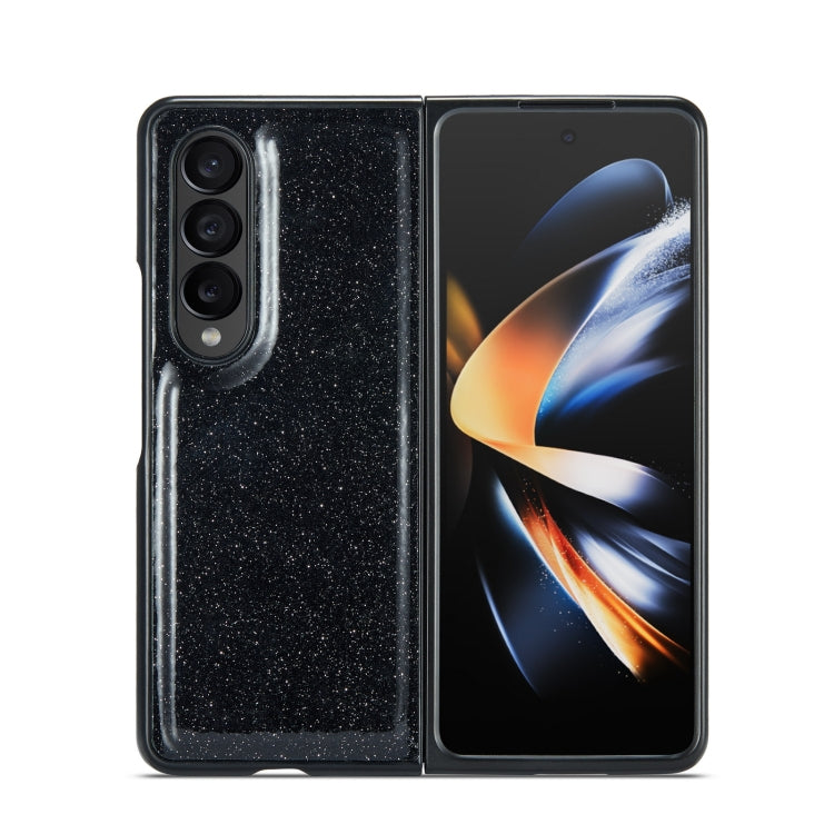 DG.MING M3 Series Glitter Powder Card Bag Leather Case, For Samsung Galaxy Z Fold3 5G, For Samsung Galaxy Z Fold4 5G