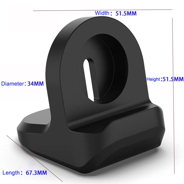 For Google Pixel Watch Smart Watch Silicone Charging Holder(Black)