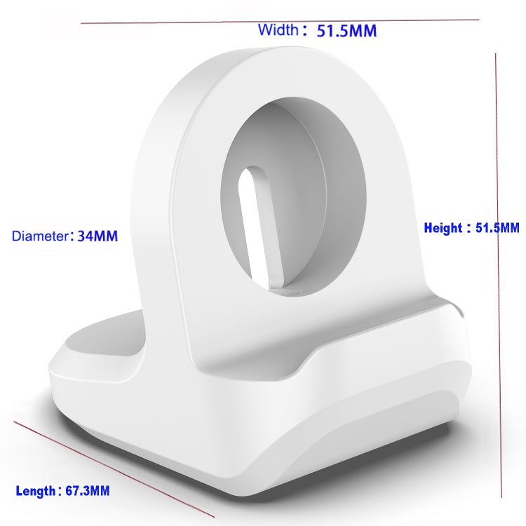 For Google Pixel Watch Smart Watch Silicone Charging Holder(White)
