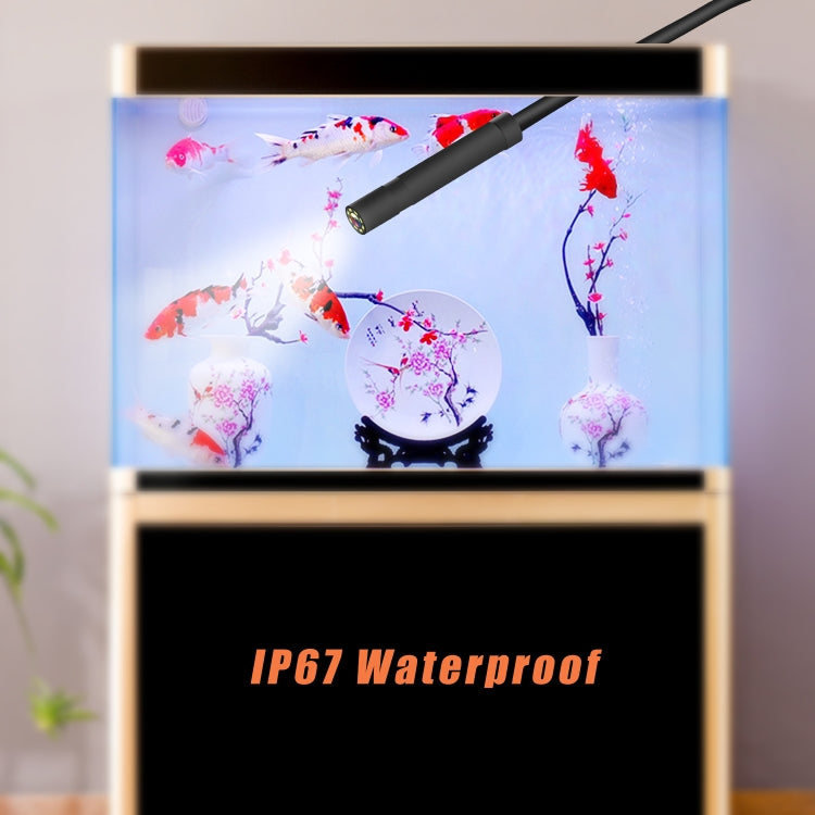 P40 8mm HD Waterproof Portable Integrated Hand-held Vertical Screen Industry Endoscope, Length:5m(Hardwire)