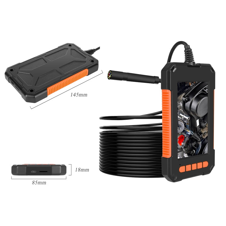 P40 8mm HD Waterproof Portable Integrated Hand-held Vertical Screen Industry Endoscope, Length:5m(Hardwire)
