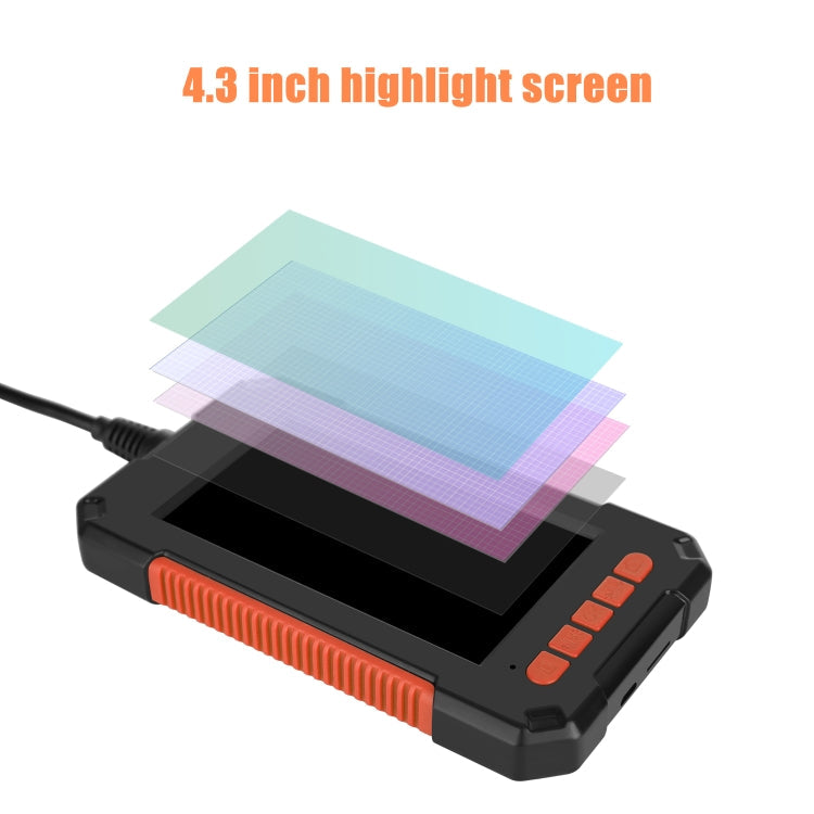 P40 8mm HD Waterproof Portable Integrated Hand-held Vertical Screen Industry Endoscope, Length:5m(Hardwire)