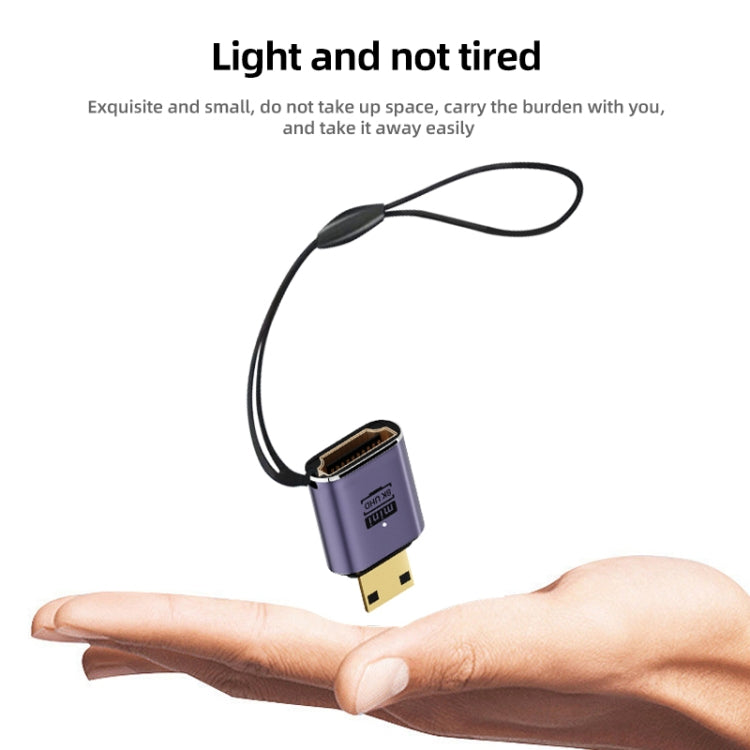 C8K-01 8K HDMI 2.1 to Mini HDMI  Adapter