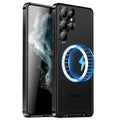 MagSafe Magnetic Frosted Metal Phone Case, For Samsung Galaxy S23 5G, For Samsung Galaxy S23 Ultra 5G, For Samsung Galaxy S23+ 5G