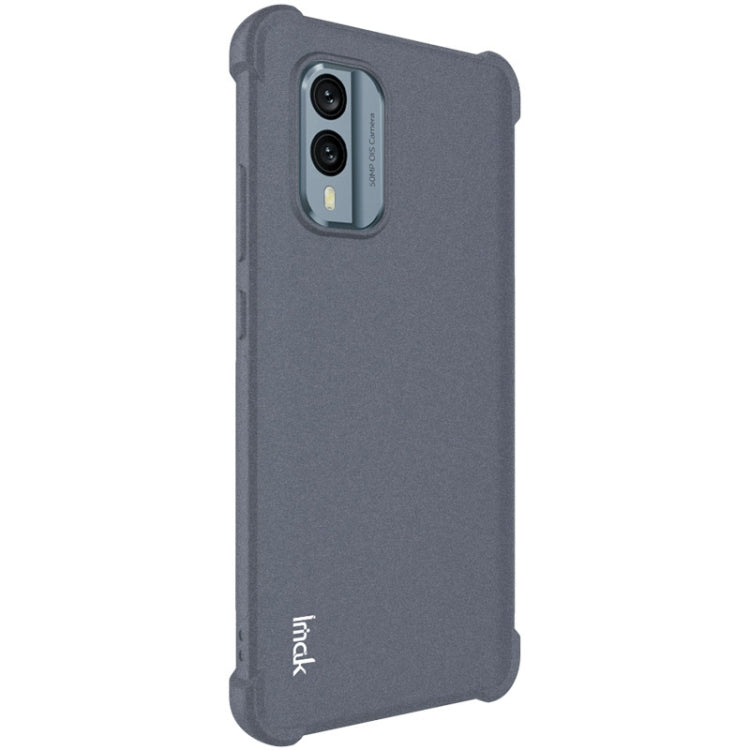 For Nokia X30 5G imak Shockproof Airbag TPU Phone Case(Matte Grey)