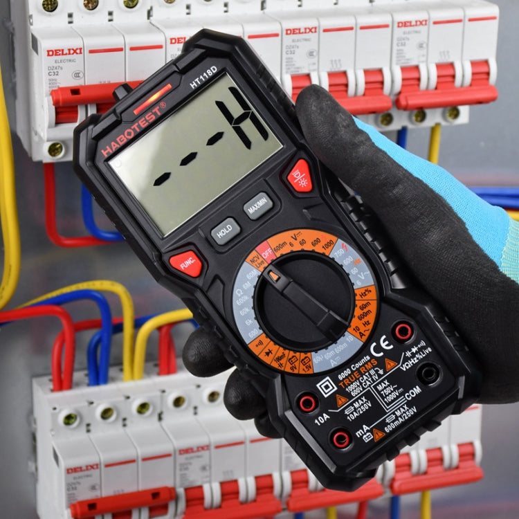 HABOTEST HT118D Portable High-precision Manual Digital Multimeter