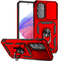 For Samsung Galaxy A54 5G Sliding Camshield Holder Phone Case(Red)