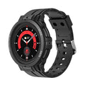 For Samsung Galaxy Watch 5 Pro 45mm Sport Integrated TPU Watch Band(Black)