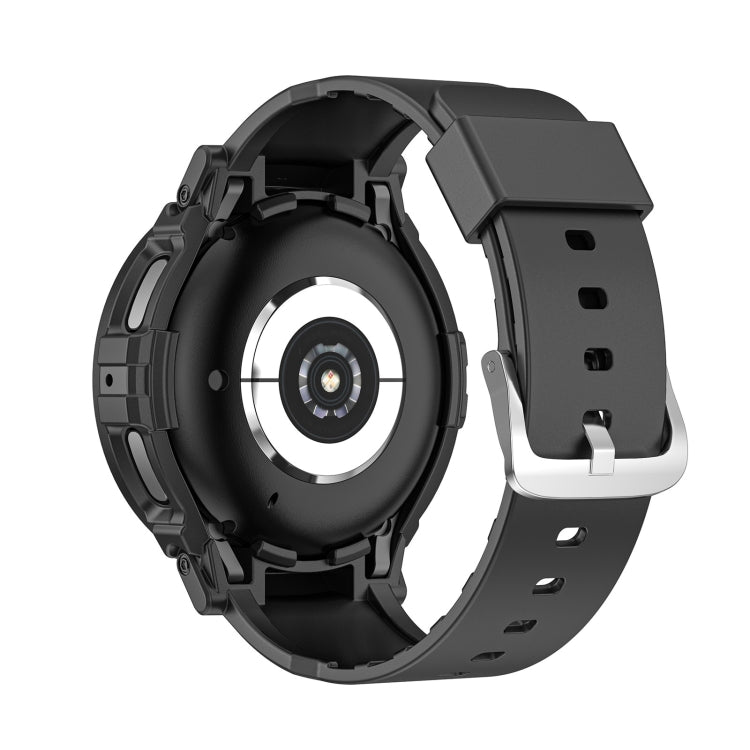 For Samsung Galaxy Watch 5 Pro 45mm Sport Integrated TPU Watch Band(Black)