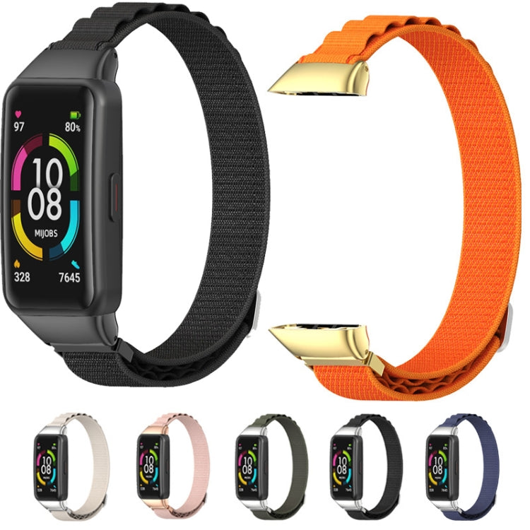 MIJOBS Nylon Breathable Watch Band, For Huawei Band 7 / 7 NFC