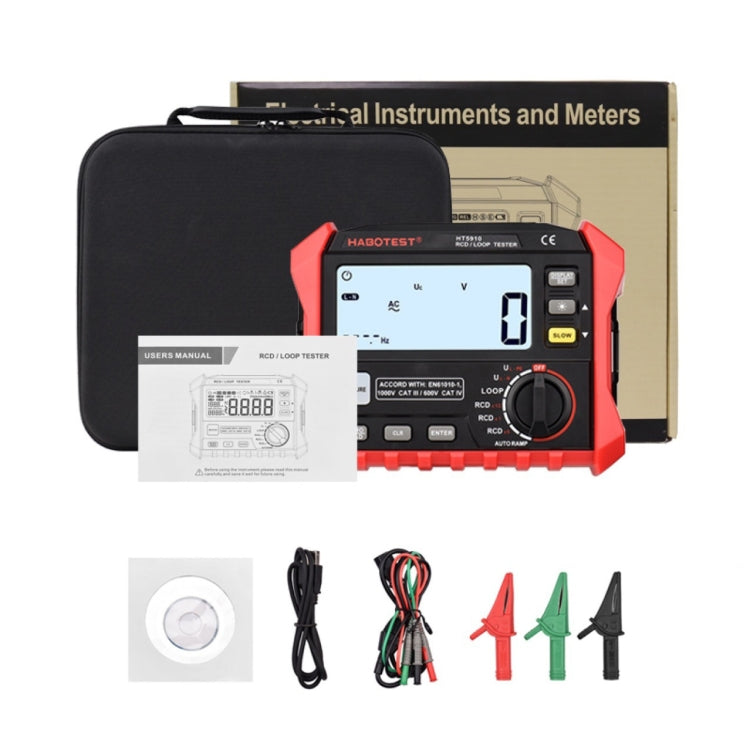 HABOTEST HT5910 Leakage Switch & Loop Resistance Tester