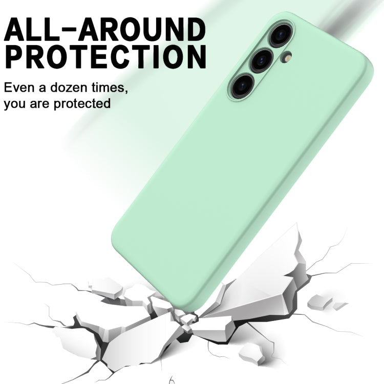 Solid Color Liquid Silicone Dropproof Full Coverage Phone Case, For Samsung Galaxy S24 5G, For Samsung Galaxy A54 5G