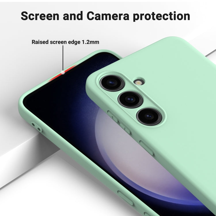 Solid Color Liquid Silicone Dropproof Full Coverage Phone Case, For Samsung Galaxy S24 5G, For Samsung Galaxy A54 5G