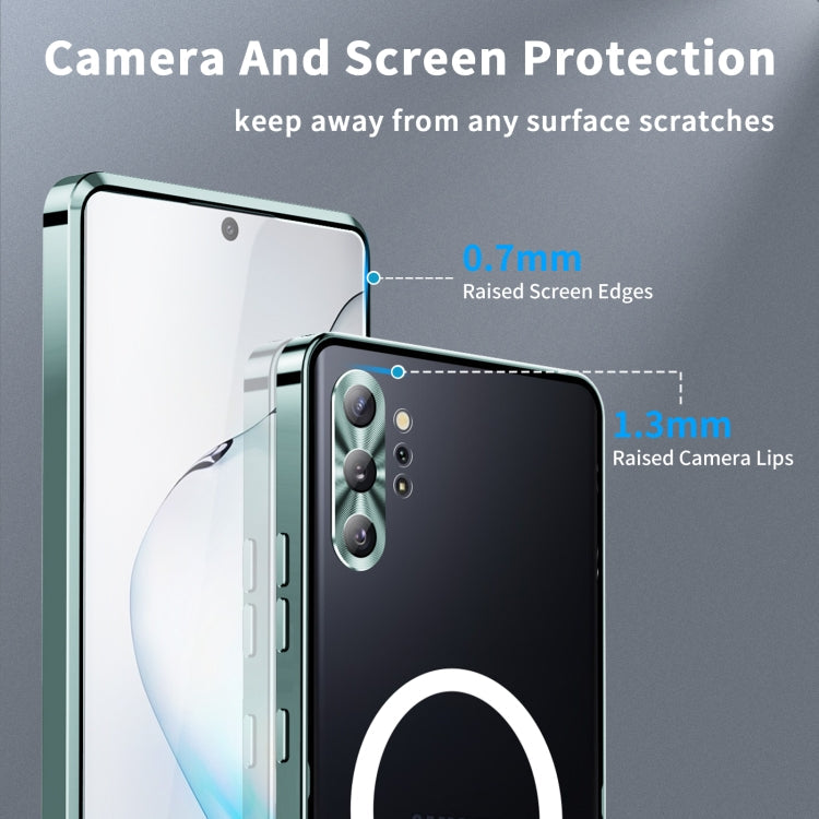 MagSafe Magnetic Frosted Metal Phone Case, For Samsung Galaxy Note10+