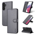 For Samsung Galaxy A54 5G AZNS Skin Feel Calf Texture Flip Leather Phone Case(Black)