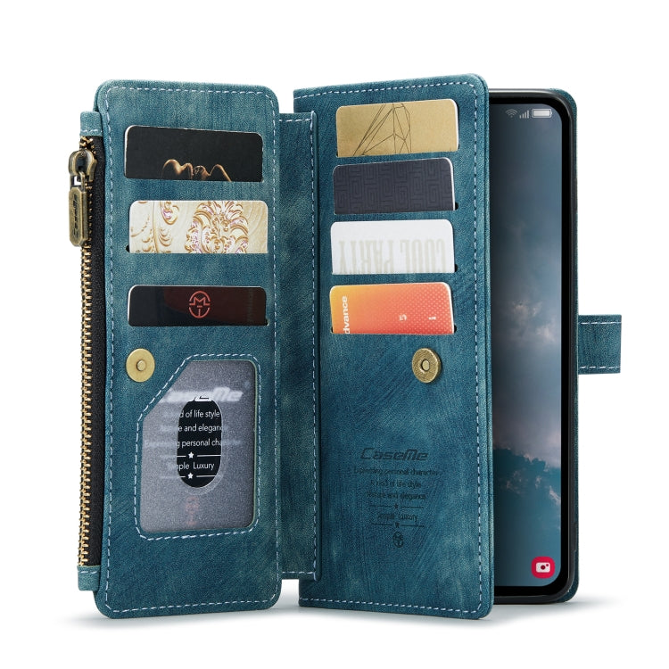 For Samsung Galaxy A54 CaseMe C30 Multifunctional Phone Leather Phone Case(Blue)