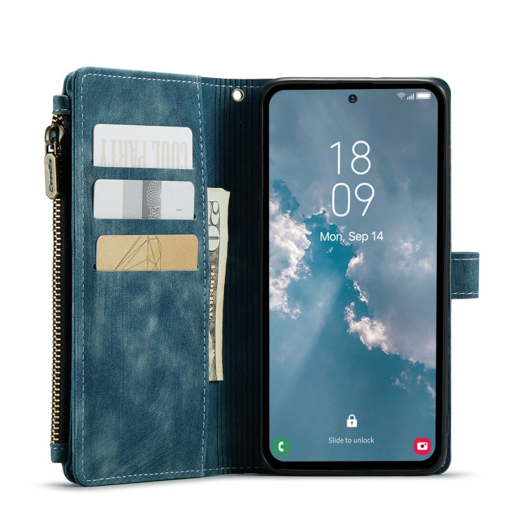 For Samsung Galaxy A54 CaseMe C30 Multifunctional Phone Leather Phone Case(Blue)