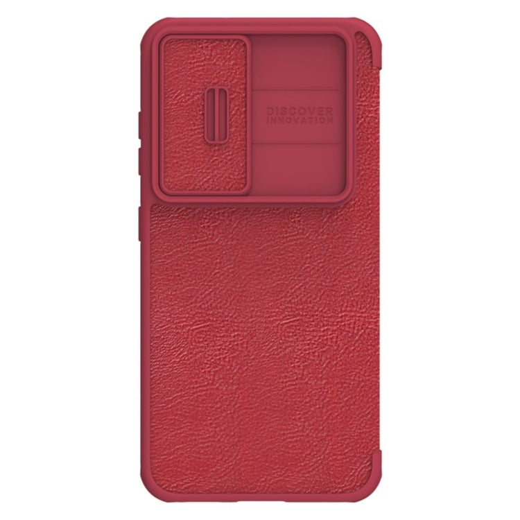 NILLKIN QIN Series Pro Sliding Camera Cover Design Leather Phone Case, For Samsung Galaxy S23+ 5G