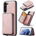 JEEHOOD Magnetic Zipper Horizontal Flip Leather Phone Case, For Samsung Galaxy S24+ 5G, For Samsung Galaxy S24 5G, For Samsung Galaxy S23 Ultra 5G, For Samsung Galaxy A53 5G